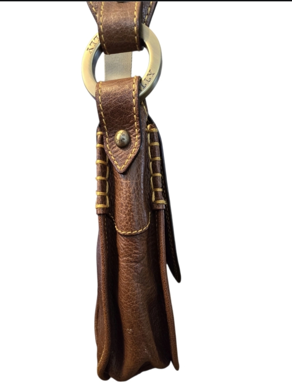 Bally Vintage Made In Italy Saddle Crossbody Bag With Vintage Bally Dustbag - Picture 4 of 16